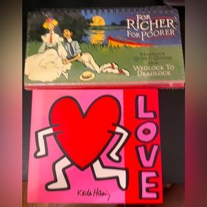 “Love / Keith Haring” & “For Richer For Poorer - Marriage Quips & Quotes”
